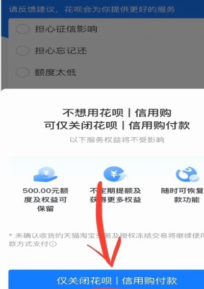 用花呗套付款可靠吗? 怎么取消