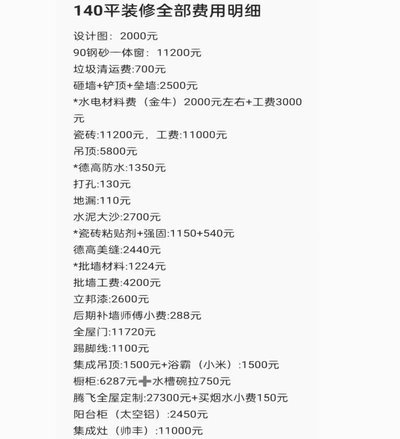 都有哪些费用