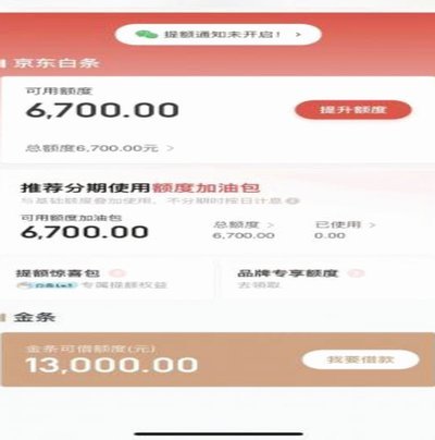 白条的加油额度怎么套出来