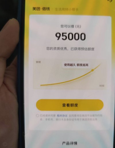 美团生活费有额度，就能随便借吗