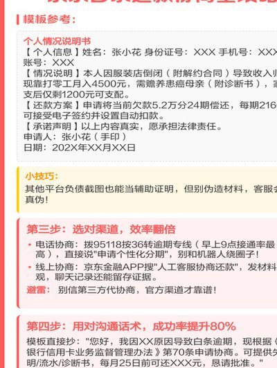 白条怎么申请延期还款